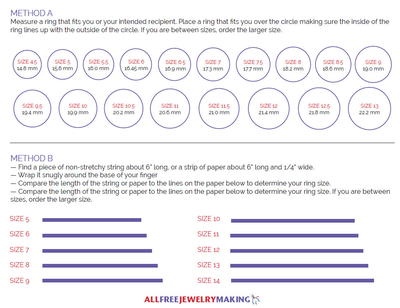 Ring Size Finder Allfreejewelrymakingcom