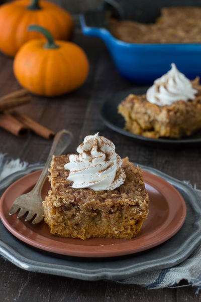 Incredibly Easy Pumpkin Dump Cake