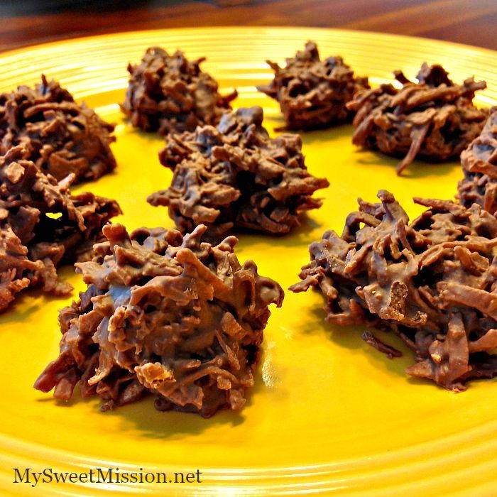 2 Ingredient Chocolate Haystacks  RecipeLion.com
