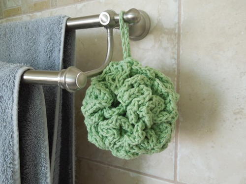 Shower Loofah Free Crochet Pattern