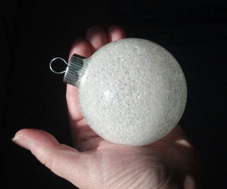 Frosty Ball Ornaments