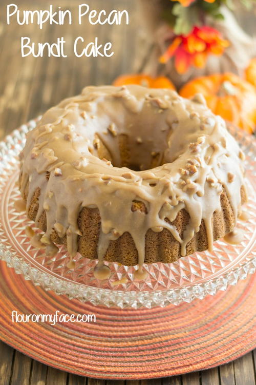 Pumpkin Pecan Bundt Cake