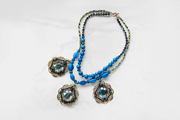 Venetian Nights Filigree DIY Necklace