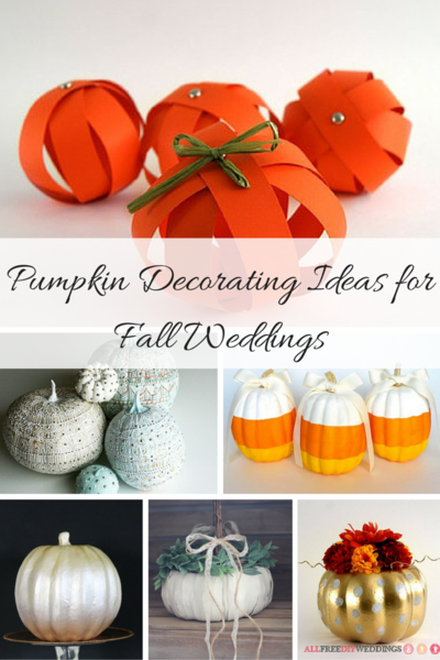 Pumpkin Decorating Ideas for Fall Weddings