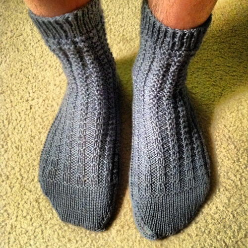 (Mostly) Ridge Rib Socks