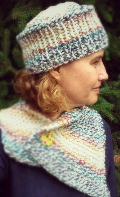 Asymmetrical Cowl and Hat Pattern