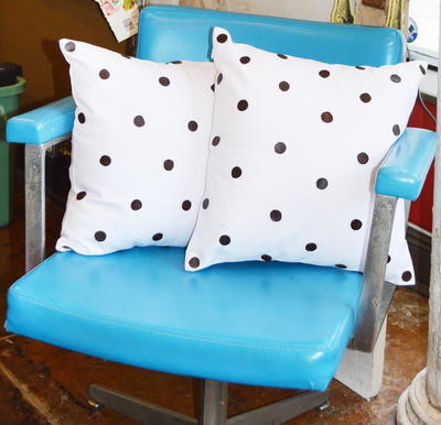 DIY Giant Floor Pillow Pattern - The Polka Dot Chair