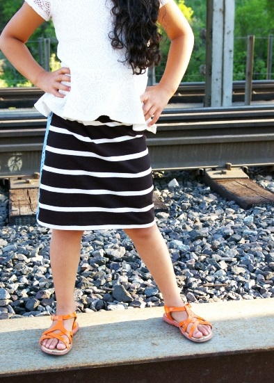 Pattern Play Refashioned DIY Skirt