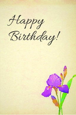 Fantastic Free Floral Birthday Card Printable
