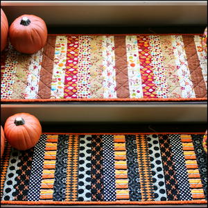 Reversible Holiday Table Runner for Halloween and Thanksgiving