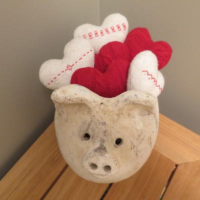 Valentine Sweater Stuffies