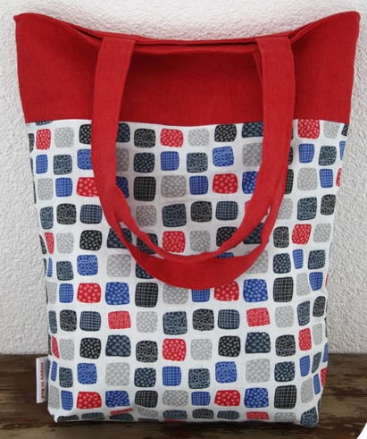 Two Colored Reversible Tote Bag