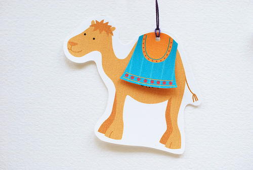 Wandering Camel Ornament Gift Tags