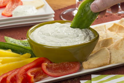 Creamy Pesto Dip