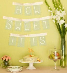 No-Sew How Sweet It Is Banner