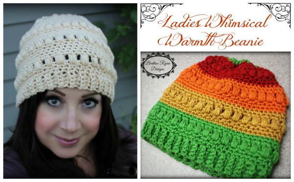 Whimsical Warmth Crochet Beanie_2