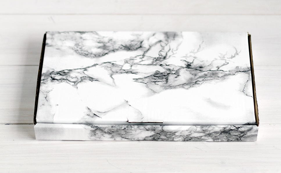 Download Marble Contact Paper Gift Box | AllFreeDIYWeddings.com