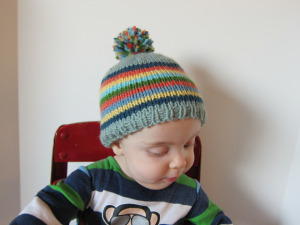 Crazy Cute Striped Baby Hat