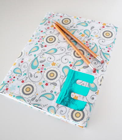 Foil Monogram Notebook