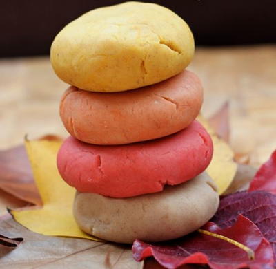 Pumpkin Spice Playdough