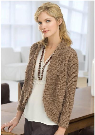 Reading Room Crochet Sweater