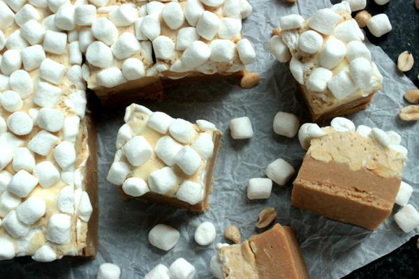 Homemade Fluffernutter Fudge