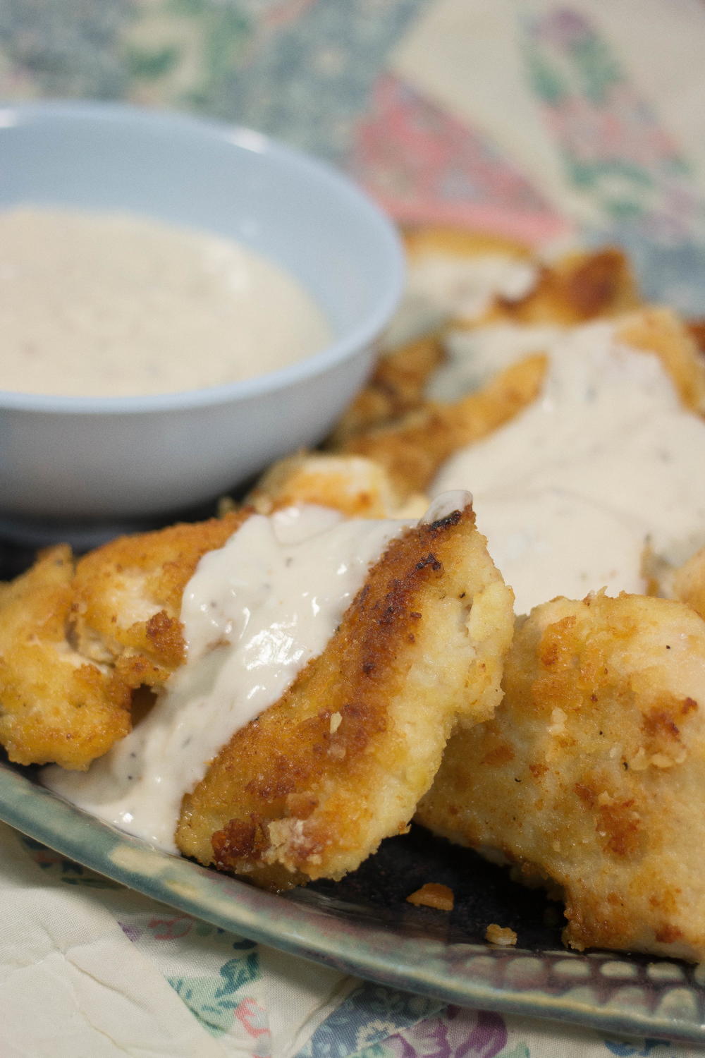 Crispy Pan-Fried Chicken with Butter Cream Gravy-image