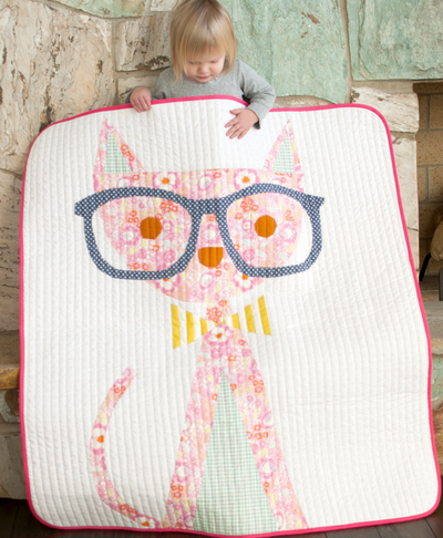 Hip Kitty Lap Quilt Pattern