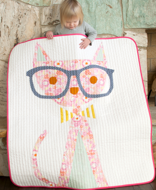 Hip Kitty Lap Quilt Pattern