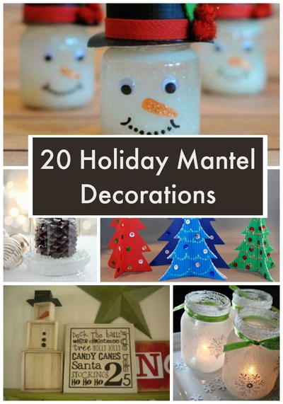 20 Holiday Mantel Decorations