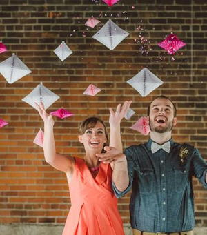 Geometric Honeycomb Backdrop