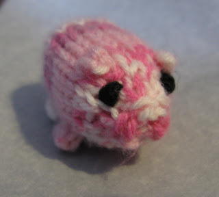 Crazy Cute Knitted Pig