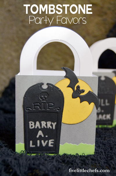 Tombstone Halloween Party Favors