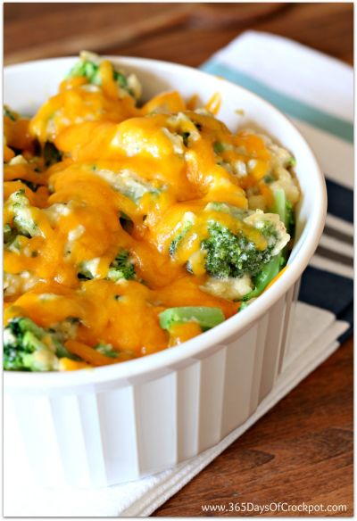Slow Cooker Cheesy Chicken Broccoli and Rice