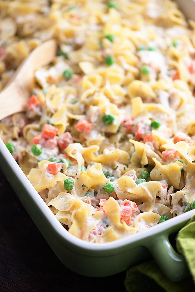 Creamy Chicken Noodle Soup Casserole | AllFreeCasseroleRecipes.com
