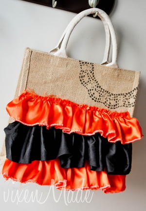Candy Corn Trick-or-Treat Tote
