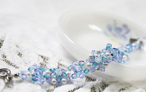 Exquisite Ice Crystals Bracelet