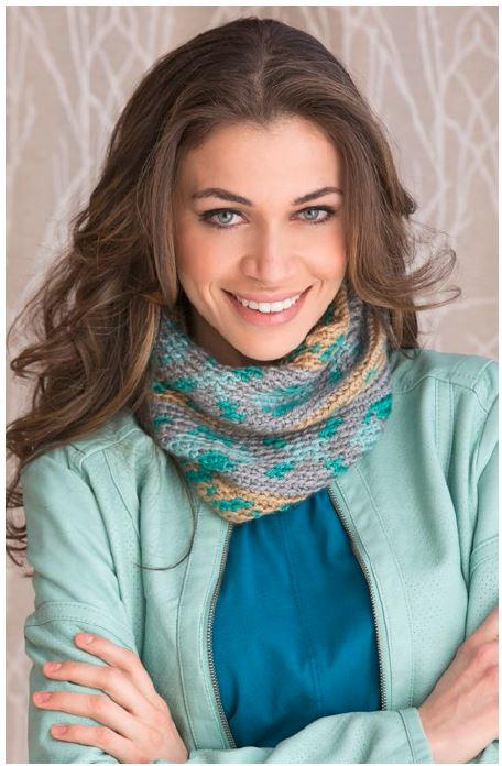 Fair Isle Crochet Cowl