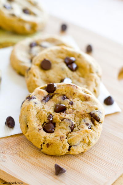 Thick and Chewy Pumpkin Chocolate Chip Cookies