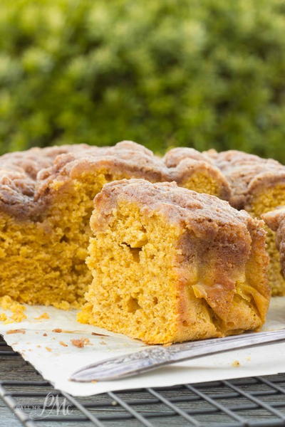 Buttermilk Pumpkin Coffee Cake with Brown Sugar Streusel