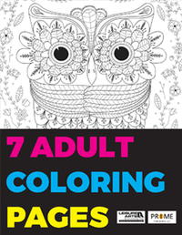 7 Adult Coloring Pages