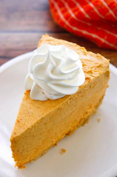 No Bake Pumpkin Cheesecake