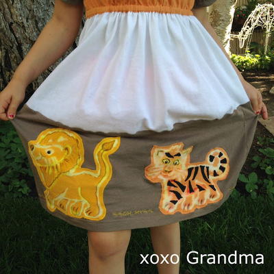 Lions and Tigers and Bears Dress