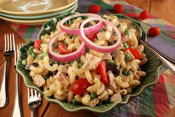 Zesty Chicken Pasta Salad