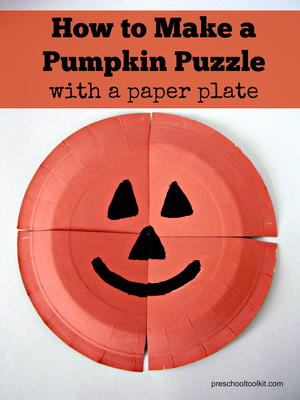 How to Make a Pumpkin Puzzle