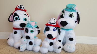 Crochet Dalmation Amigurumi Dog Pattern