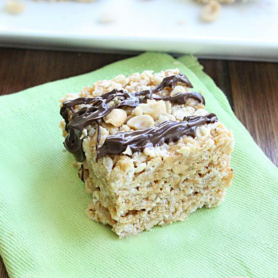 Salted Peanut Honey Bars