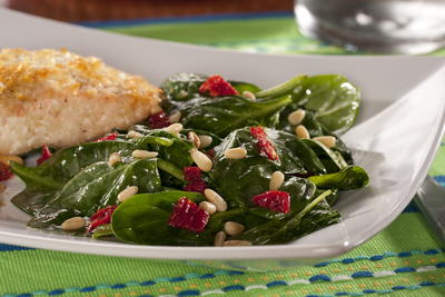 Wilted Spinach Salad