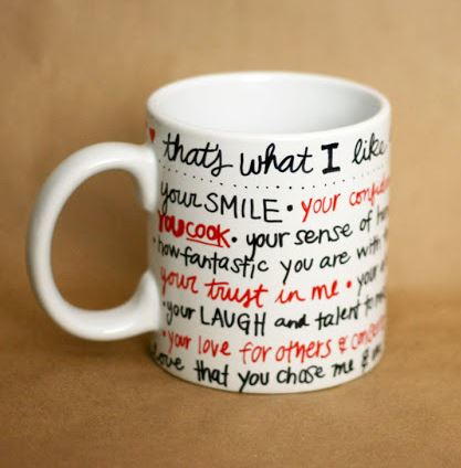 Sharpie Mug Valentine Gift