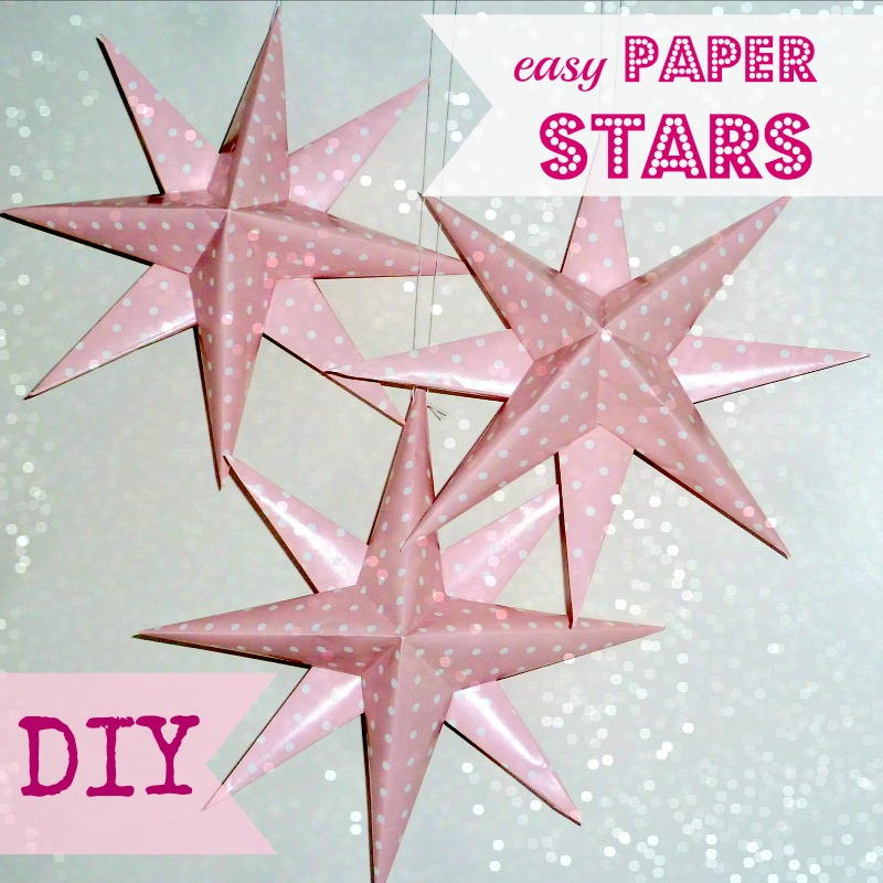 Easy DIY Paper Stars | AllFreeChristmasCrafts.com